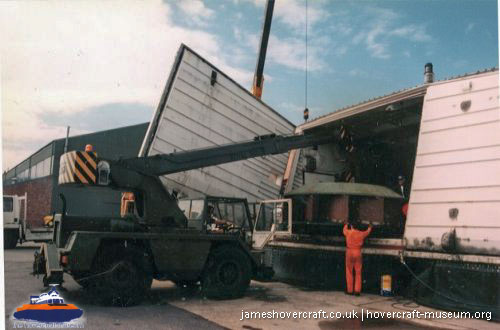 SRN4 Swift (GH-2004) at the Hovercraft Museum -  (credit: The <a href='http://www.hovercraft-museum.org/' target='_blank'>Hovercraft Museum Trust</a>).